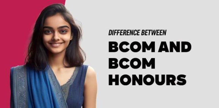 Difference Between Bcom And Bcom Honours